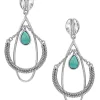 Montana Silversmiths Montana Silversmith ER4404-D Horseshoe Mobile Turquoise Earrings -D
