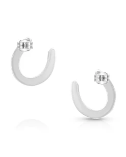 Montana Silversmiths Women's Lucky Horseshoe Earrings 5 Montana Silversmiths Women's Lucky Horseshoe Earrings -Montana Silversmiths ER4442 0002 ER4442 alt