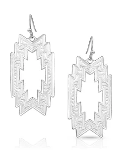 Montana Silversmiths Women's Geometric Earrings -Montana Silversmiths ER4700 0000 ER4700