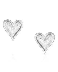 Montana Silversmiths Women's Heart-String Earrings