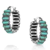 Montana Silversmiths Women's Turquoise Run Earrings