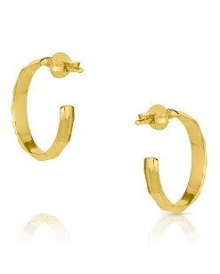 Montana Silversmiths Women's Cut Starburst Hoop Earrings -Montana Silversmiths ER4783G 0002 ER4783G alt