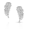 Montana Silversmiths Montana Silversmith Small Smitten Feather Earrings ER5020