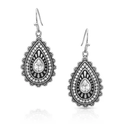 Montana Silversmiths Montana Silversmith Purely & Primal Teardrop Silver Earrings ER5039