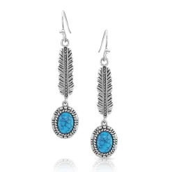 Montana Silversmiths From The Ground Up Turquoise Earrings ER5297