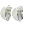 Montana Silversmiths STER2850 Long Oval Bead Silver Earrings - D