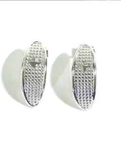 Montana Silversmiths STER2850 Long Oval Bead Silver Earrings - D