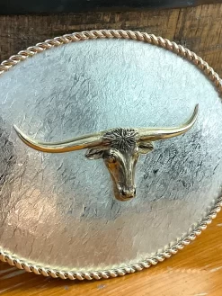 Montana Silversmiths G6128-767M Longhorn Buckle Silver -Montana Silversmiths IMG 1136 1