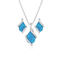 Montana Silversmiths River Lights Twin Paths Jewelry Set-JS2725