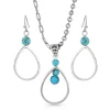 Montana Silversmiths Down To Earth Teardrop Jewelry Set JS4895