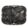 Montana Silversmiths Gunmetal Soaring Eagle Buckle