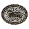 Montana Silversmiths Attitude Two Tone Rope Christian Cowboy Buckle