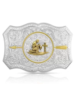 Montana Silversmiths Praying Cowboy Buckle