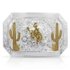 Montana Silversmiths Desert Joy Cactus Ranch Rodeo Bucking Horse Buckle