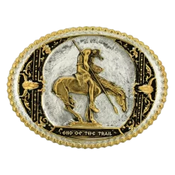 Montana Silversmiths Unisex Two Tone End Of Trail Buckle 60972P