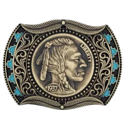 Montana Silversmiths Wind & Spirit Attitude Belt Buckle A933