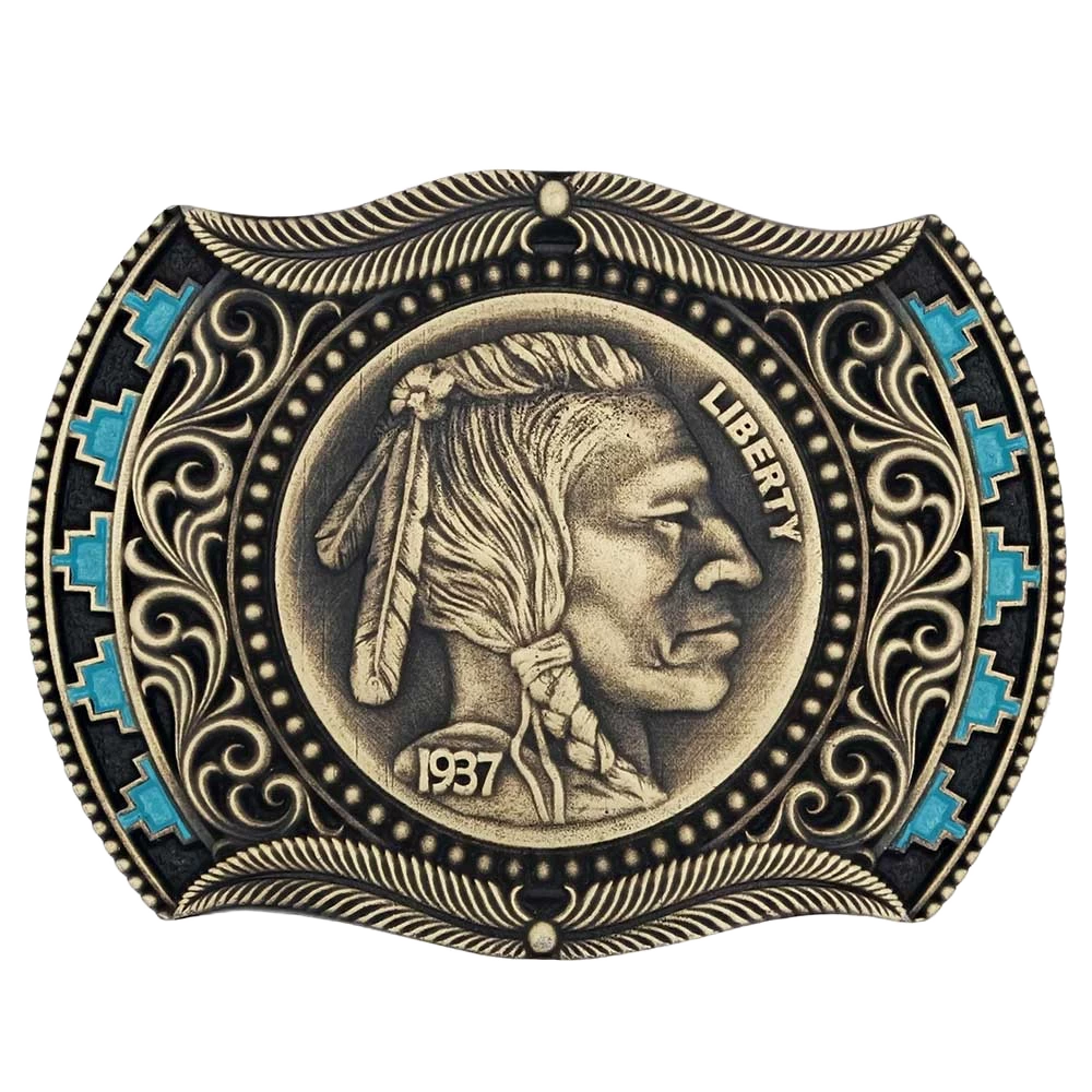 Montana Silversmiths Wind & Spirit Attitude Belt Buckle A933 1 Montana Silversmiths Wind & Spirit Attitude Belt Buckle A933