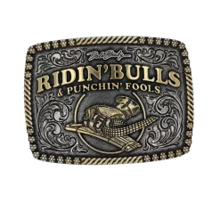 Montana Silversmiths® Dale Brisby Bulls & Fools Attitude Buckle A917DB