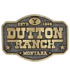 Montana Silversmiths® Dutton Ranch Attitude Belt Buckle A910YEL