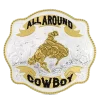 Montana Silversmiths® Men's Two Tone All Around Cowboy Buckle 7007