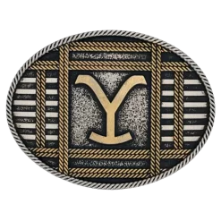 Montana Silversmiths® Men's Yellowstone Squared UpBuckle A912YEL