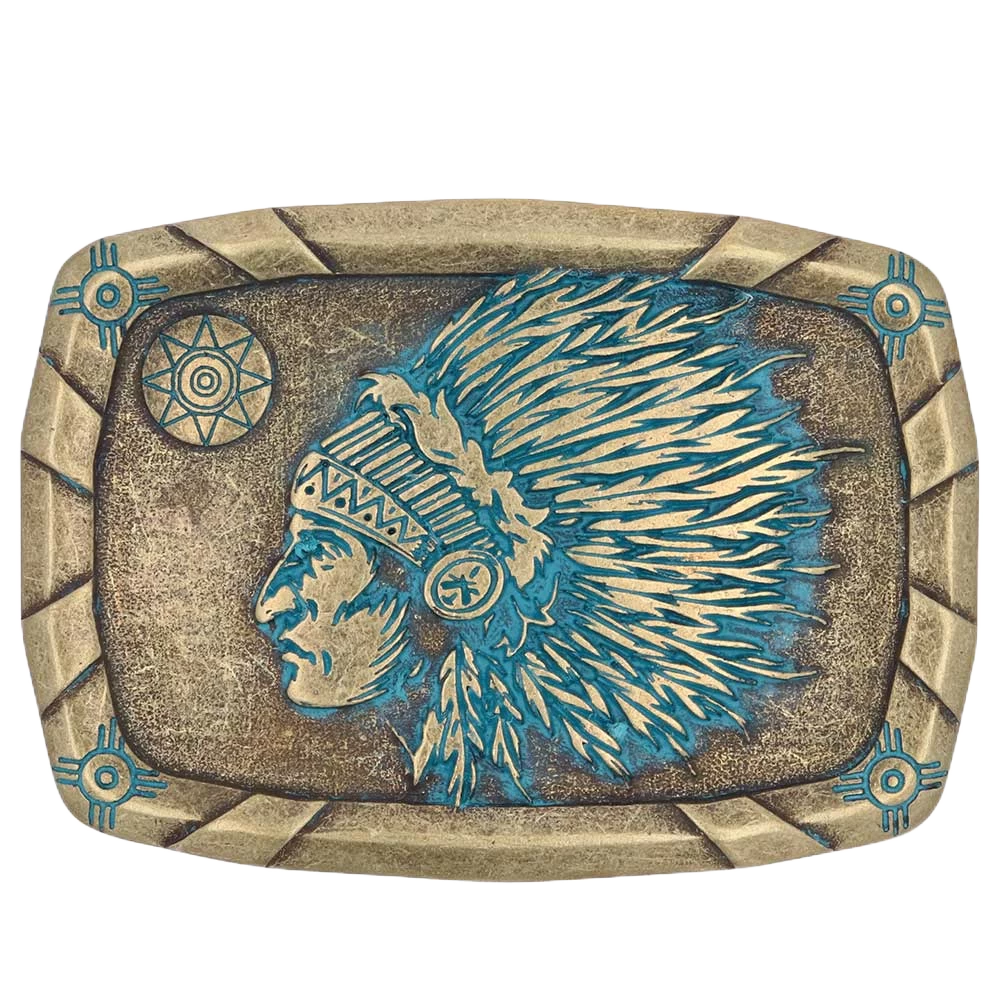 Montana Silversmiths® Woven Traditions Heritage Attitude Buckle A956C 1 Montana Silversmiths® Woven Traditions Heritage Attitude Buckle A956C