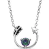 Montana Silversmiths Women's Northern Lights Lucky Arrow Necklace