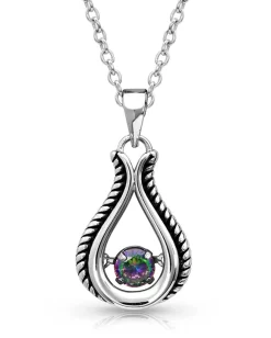 Montana Silversmiths Women's Northern Lights Dancing Bud Necklace