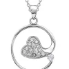 Montana Silversmiths NC4184-D Womens Heart And A Hug Necklace