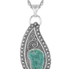 Montana Silversmiths NC4746-D Womens Country Roads Turquoise Necklace