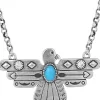 Montana Silversmiths NC4905 Rising Above Thunderbird Turquoise Necklace