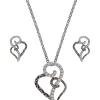 Montana Silversmiths Women's Woven Hearts Jewelry Set