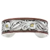 Montana Silversmiths Women's Floral Cuff Bracelet