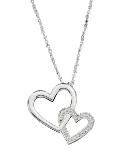 Montana Silversmiths Women's Linked Double Heart Necklace
