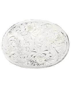 Montana Silversmiths Engraved Western Belt Buckle