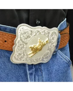 Montana Silversmiths Men's Bullrider Western Belt Buckle -Montana Silversmiths Untitled 5 0004 Layer10 61571546 5328 4657 be18 501159359947