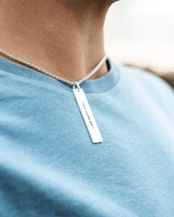 Montana Silversmiths Modern Dog Tag Necklace -Montana Silversmiths WCNC4889 0001 WCNC4889 mod