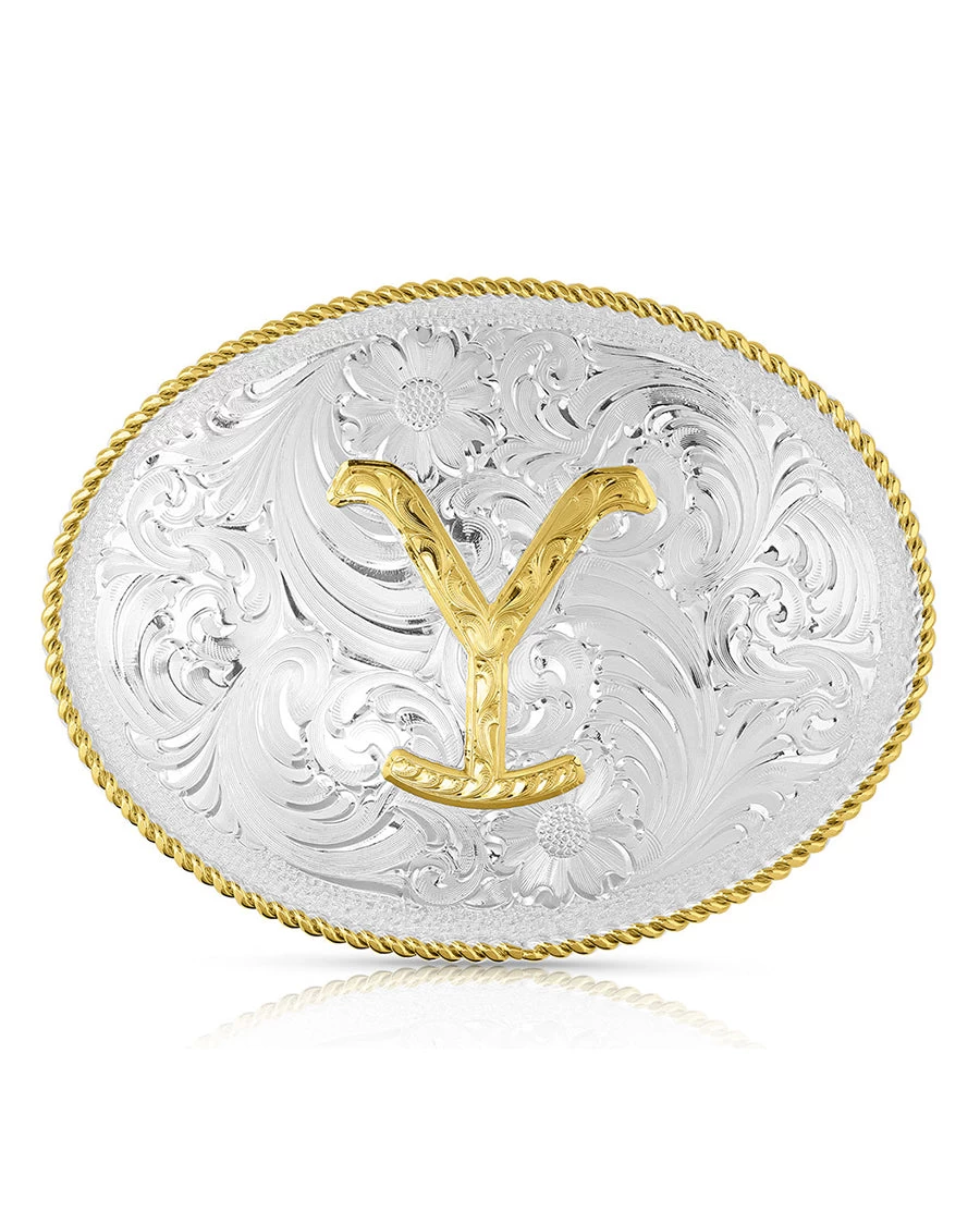Montana Silversmiths The Yellowstone Dutton Ranch Belt Buckle 1 Montana Silversmiths The Yellowstone Dutton Ranch Belt Buckle