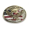 Montana Silversmiths 60806P American Pride Attitude Eagle Belt Buckle