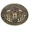 Montana Silversmiths PBR941 PBR Open Flames Belt Buckle