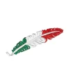 Montana Silversmiths HF4059MEX Mexico Flag Hat Feather