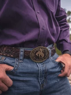 Montana Silversmiths A950 Bucking Bronc Attitude Buckle Bronze -Montana Silversmiths ph4yby9u