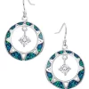 Montana Silversmiths Montana Silversmith ER4129 Womens Stay True Opal Earrings Silver